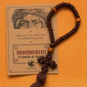 Komboskini 33 nós marrom